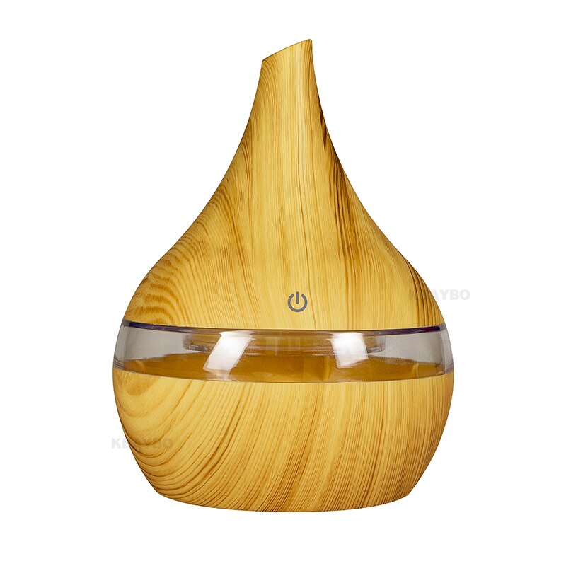 KBAYBO 300ml USB Electric Aroma air diffuser wood grain Ultrasonic air humidifier - Premium from Concordia Style Boutique - Just $22.51! Shop now at Concordia Style Boutique