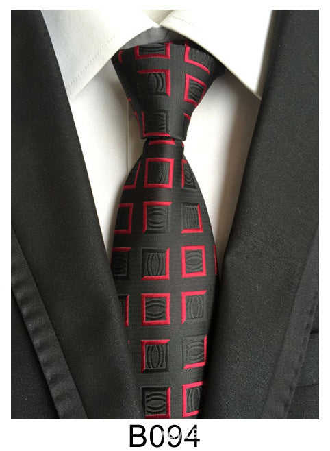Factory Tie Polyester Jacquard Tie Men's Casual Formal Wear Professional Business Tie Spot Supply