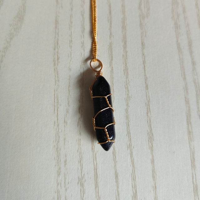 Natural Stone Pendant Necklace - Concordia Style Boutique