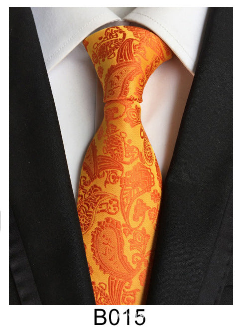 Factory Tie Polyester Jacquard Tie Men's Casual Formal Wear Professional Business Tie Spot Supply