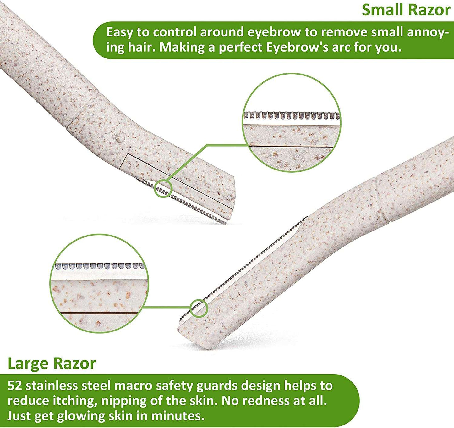 Biodegradable Eyebrow Razor For Women - Concordia Style Boutique