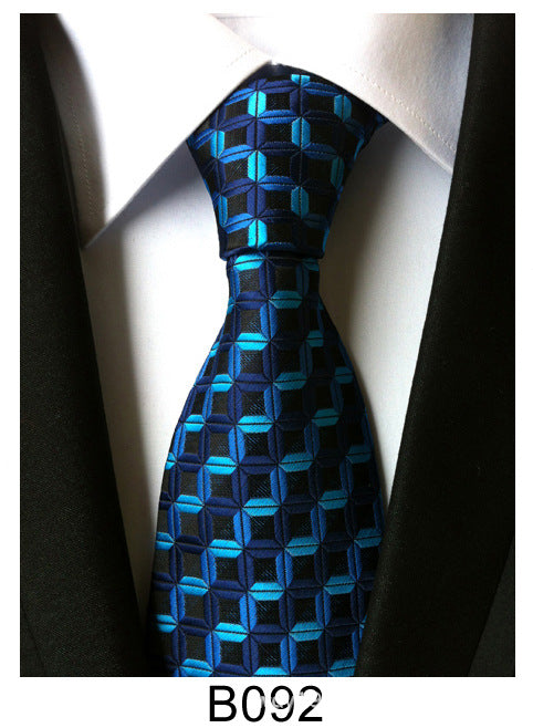 Factory Tie Polyester Jacquard Tie Men's Casual Formal Wear Professional Business Tie Spot Supply