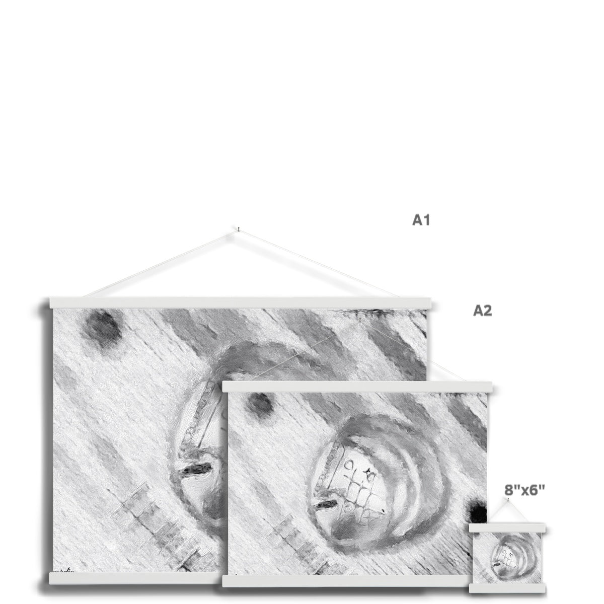 Head Fine Art Print with Hanger