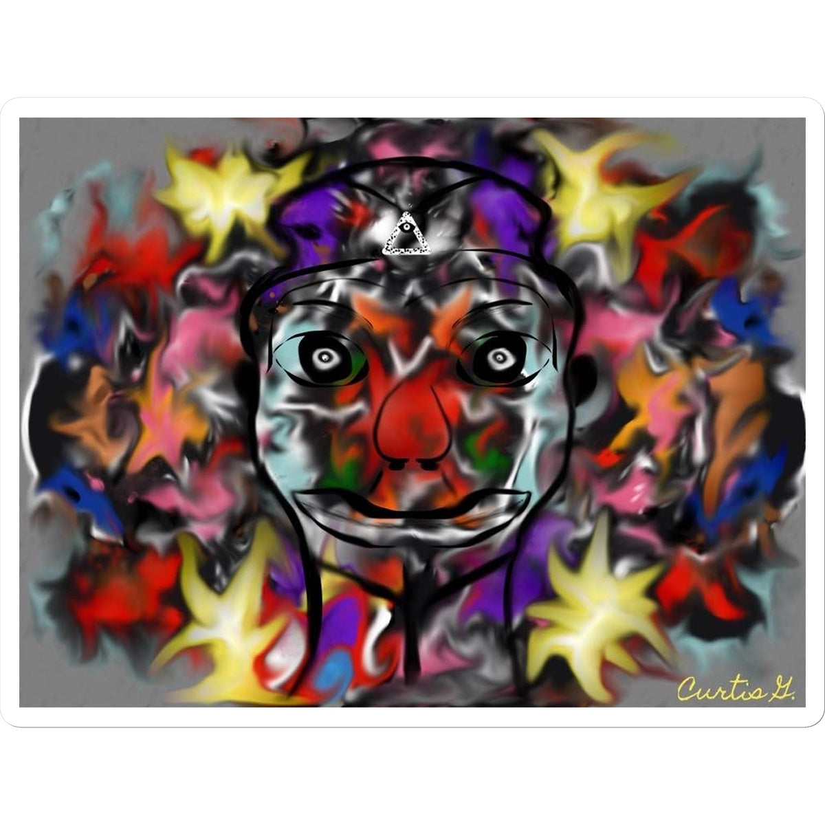 Tears of a Clown Sticker - Premium Stickers from Prodigi - Just $1.33! Shop now at Concordia Style Boutique