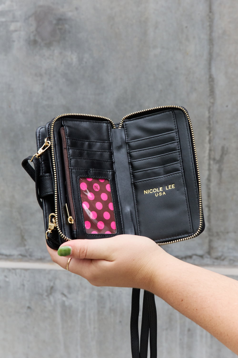 Nicole Lee - Shipped from USA - Two-Piece Crossbody Phone Case Wallet - Premium from Trendsi - Just $28.90! Shop now at Concordia Style Boutique