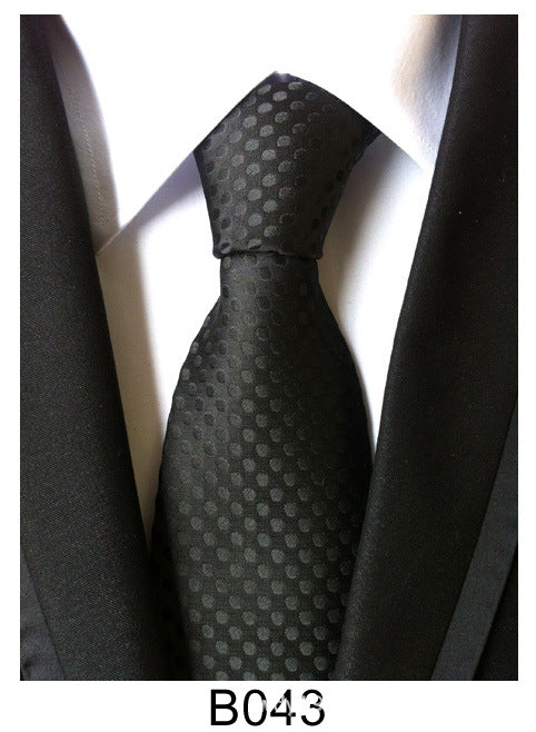 Factory Tie Polyester Jacquard Tie Men's Casual Formal Wear Professional Business Tie Spot Supply
