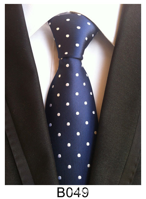 Factory Tie Polyester Jacquard Tie Men's Casual Formal Wear Professional Business Tie Spot Supply