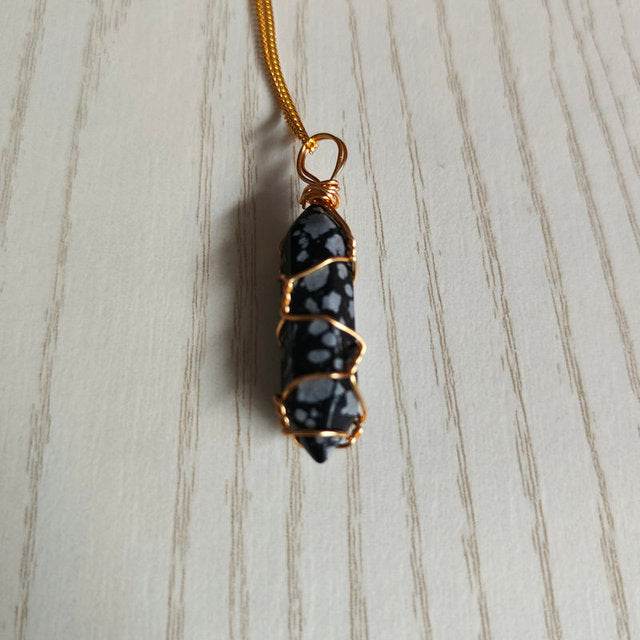 Natural Stone Pendant Necklace - Concordia Style Boutique