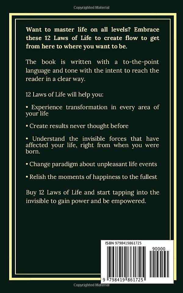 12 Laws of Life - Concordia Style Boutique