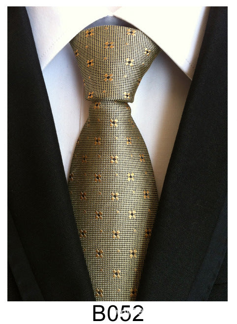 Factory Tie Polyester Jacquard Tie Men's Casual Formal Wear Professional Business Tie Spot Supply
