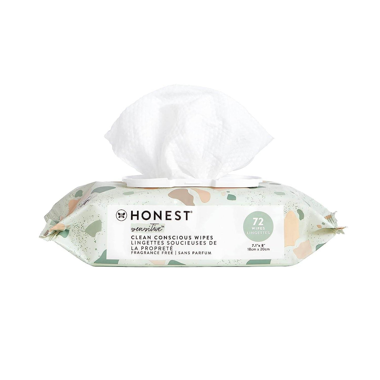 The Honest Company Clean Conscious Wipes | 99% Water, Compostable, Plant-Based, Baby Wipes | Hypoallergenic, EWG Verified | Geo Mood, 288 Count - Concordia Style Boutique