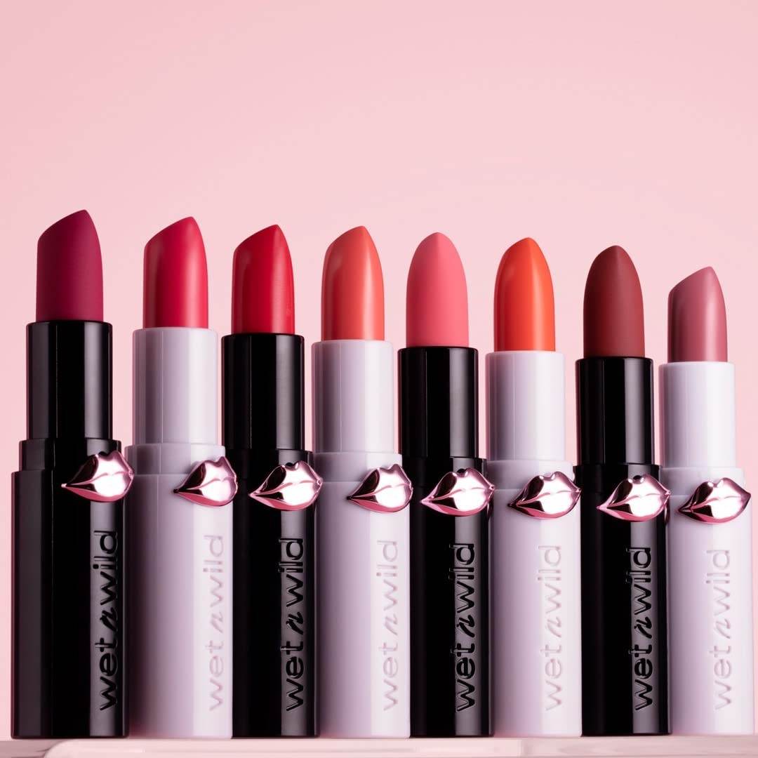 Wet n Wild Lipstick - Mega Last High -Shine Lipstick - Lip Color Makeup - Bright Pink Pinky Ring - Concordia Style Boutique