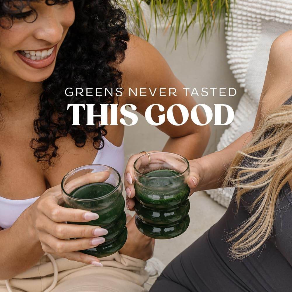 Bloom Nutrition Super Greens Powder Smoothie & Juice Mix - Probiotics for Digestive Health & Bloating Relief for Women, Digestive Enzymes with Superfoods Spirulina & Chlorella for Gut Health (Mango) - Concordia Style Boutique