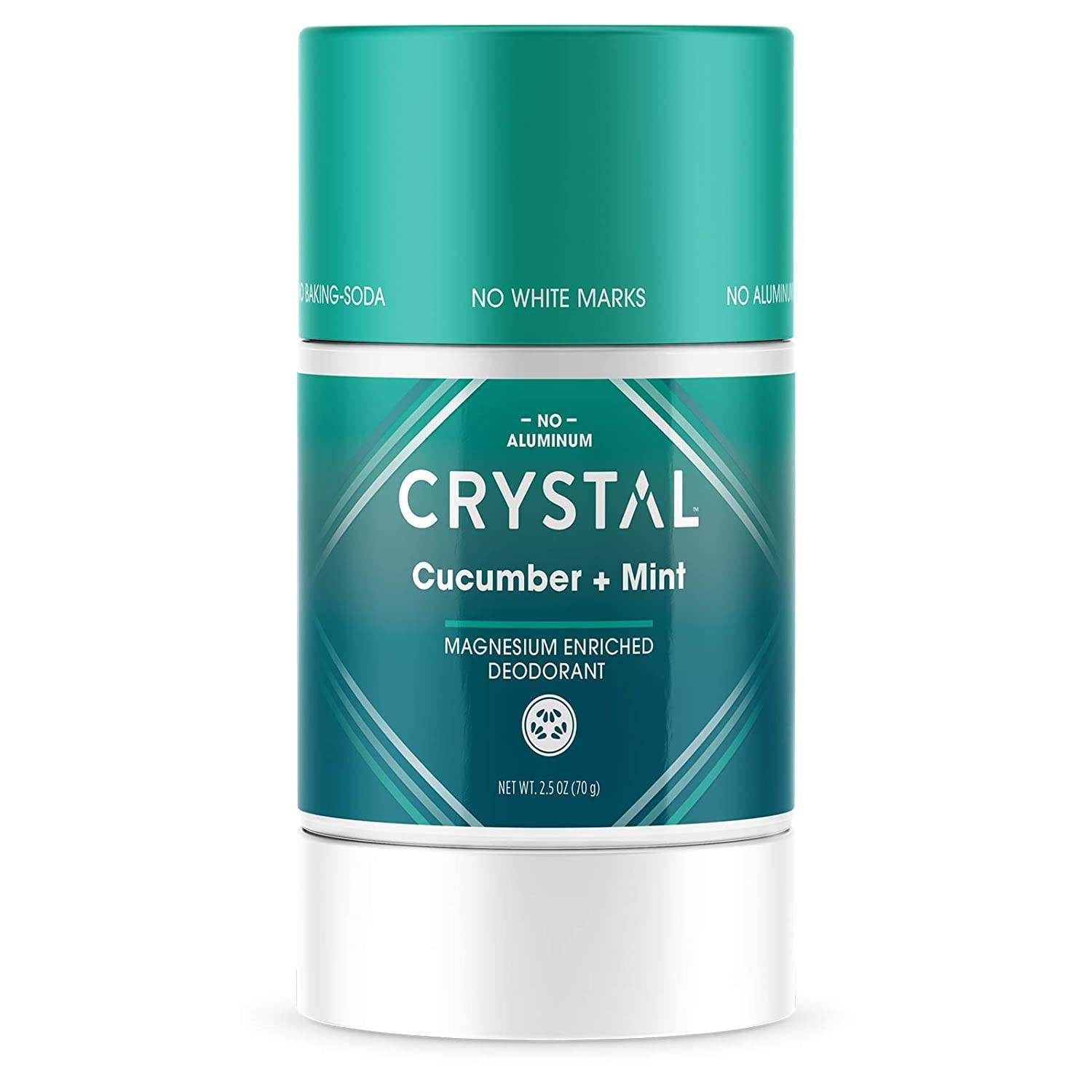 Crystal Magnesium Solid Stick Natural Deodorant, Non-Irritating Aluminum Free Deodorant for Men or Women, Safely and Effectively Fights Odor, Baking Soda Free, Coconut + Vanilla, 2.5 oz - Concordia Style Boutique