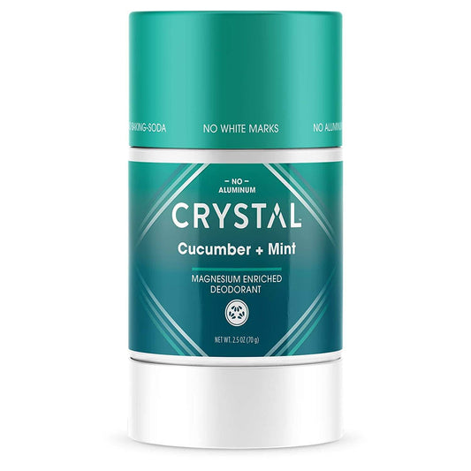 Crystal Magnesium Solid Stick Natural Deodorant, Non-Irritating Aluminum Free Deodorant for Men or Women, Safely and Effectively Fights Odor, Baking Soda Free, Coconut + Vanilla, 2.5 oz - Concordia Style Boutique