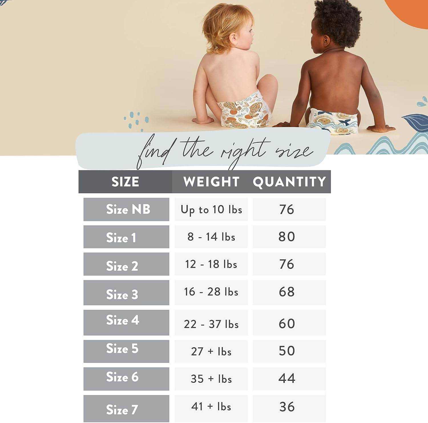 The Honest Company Clean Conscious Diapers | Plant-Based, Sustainable | Above It All + Pandas | Club Box, Size Newborn, 76 Count - Concordia Style Boutique