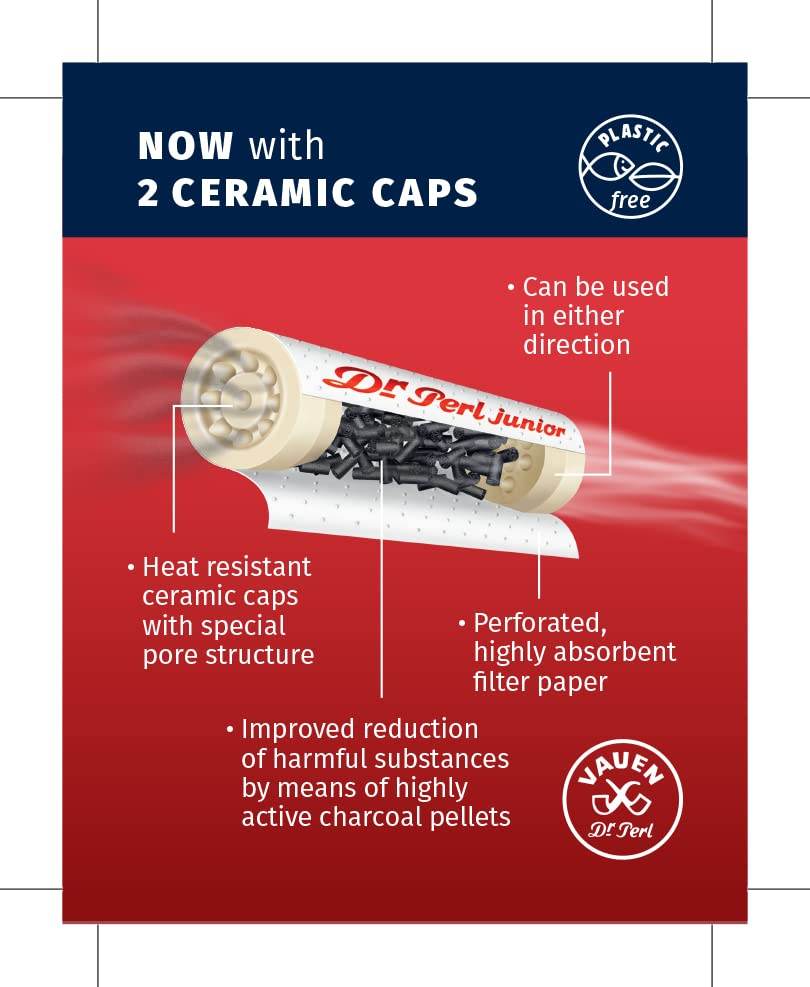 Dr. Perl Jufifty 6mm Activated Charcoal Filters x 50 - Concordia Style Boutique