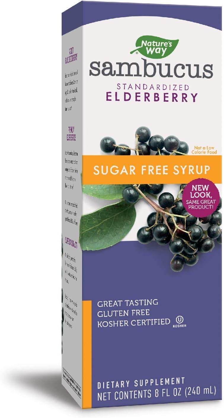 Nature's Way Sambucus Elderberry Sugar-Free Syrup, Traditional Immune Support*, 4 Fl. Oz. - Concordia Style Boutique