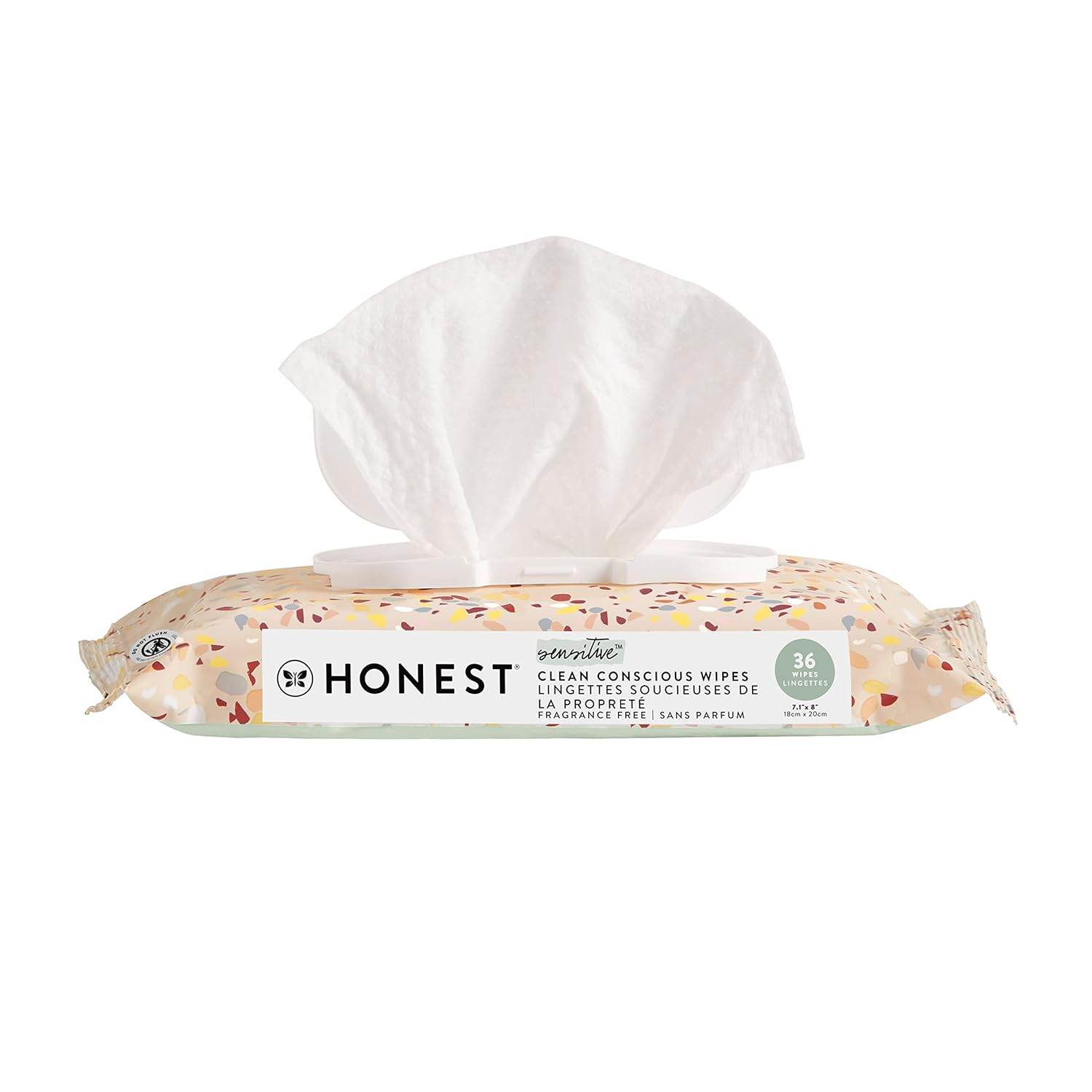 The Honest Company Clean Conscious Wipes | 99% Water, Compostable, Plant-Based, Baby Wipes | Hypoallergenic, EWG Verified | Geo Mood, 288 Count - Concordia Style Boutique