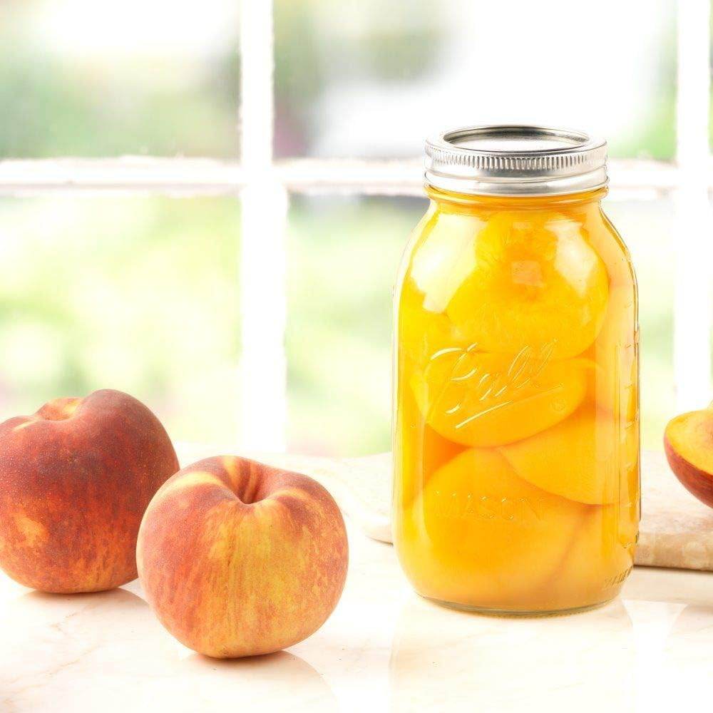 Ball Regular Mouth 32-Ounces Mason Jar with Lids and Bands, Clear (Pack Of 2) - Concordia Style Boutique