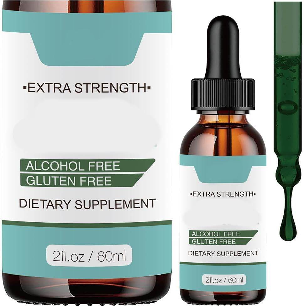 Liquid Chlorophyll Drops Water Soluble Concentrate for Immune System (60ml) - Concordia Style Boutique