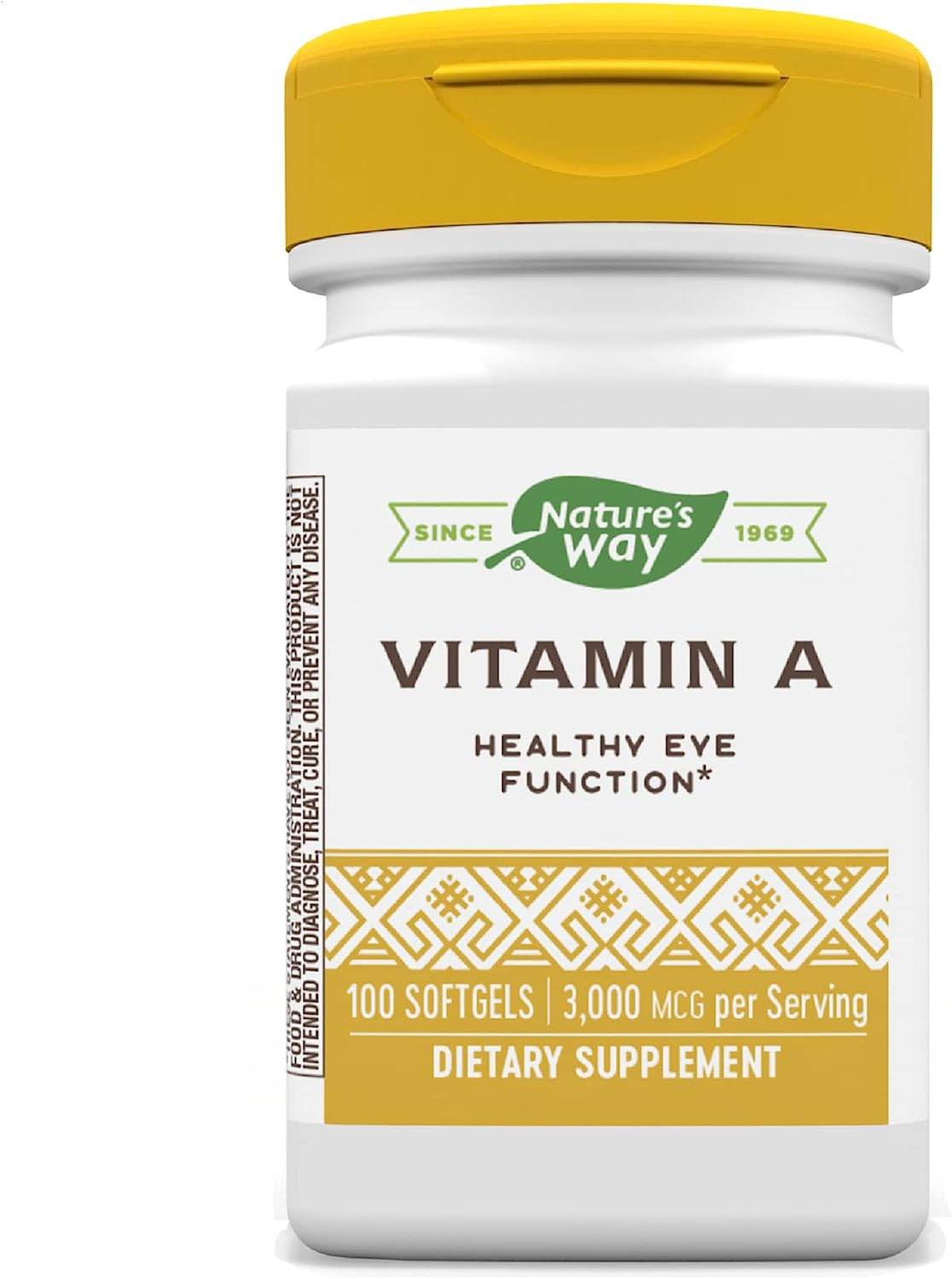Nature's Way Vitamin A, 3,000 mcg per serving, 100 Softgels - Concordia Style Boutique