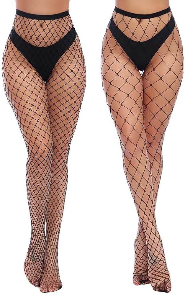 Women's High Waist Tights Fishnet Stockings Thigh High Pantyhose - Concordia Style Boutique
