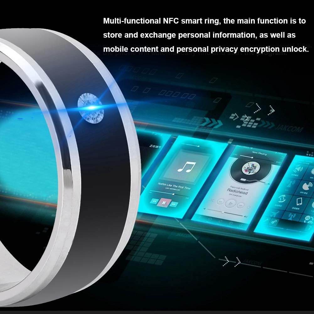 NFC Smart Ring, Smart Ring, Waterproof Universal for Mobile Phone (size 9) - Concordia Style Boutique