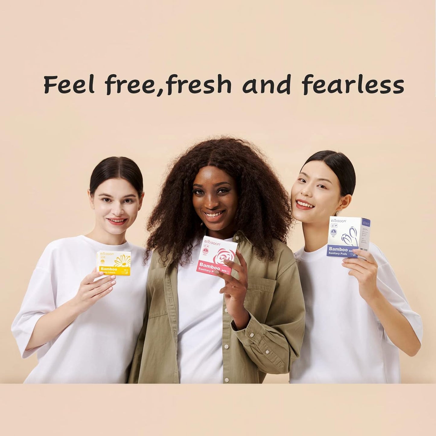 Bamboo Viscose Sanitary Pads with Wings 100% Natural Sanitary Pads Chlorine and Fragrance Free Heavy Absorbency Sanitary Napkins for Women 8 Count - Premium Sanitary Napkins from Concordia Style Boutique - Just $14.30! Shop now at Concordia Style Boutique