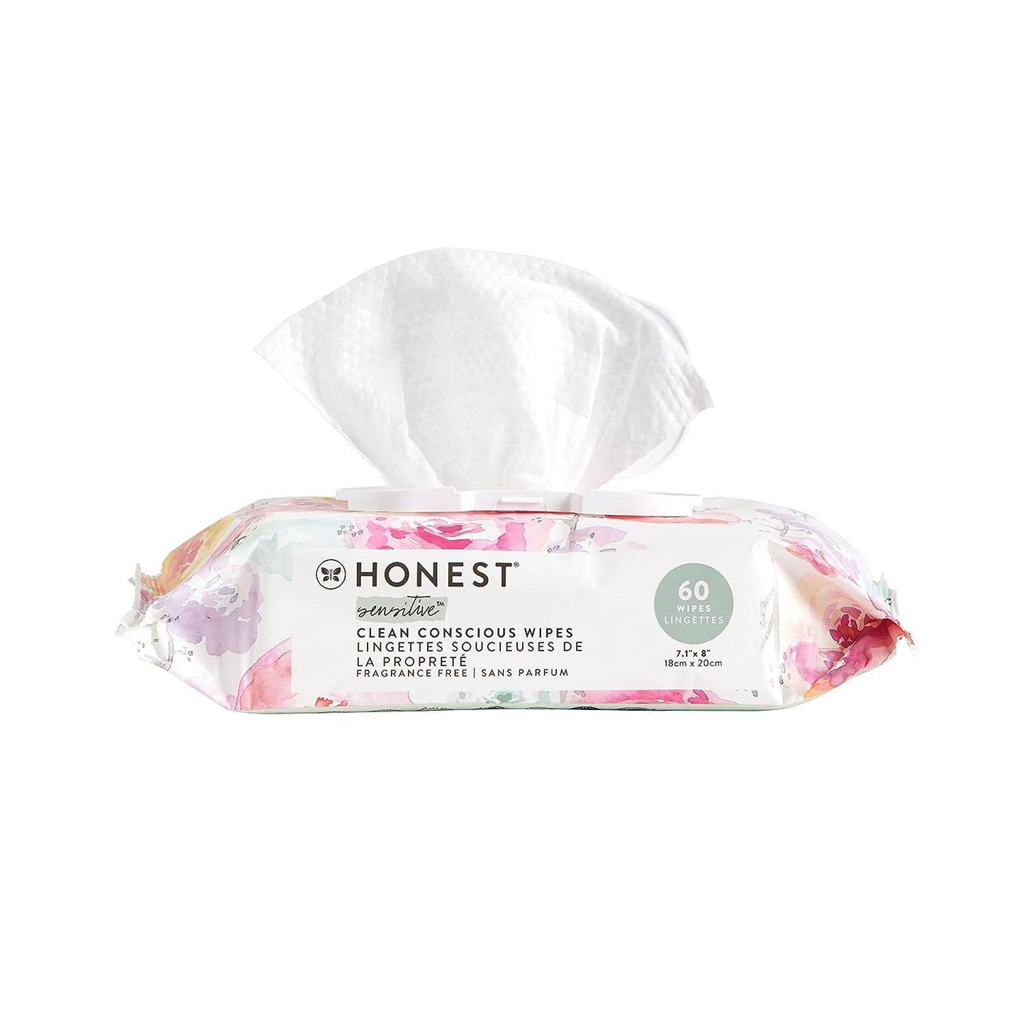 The Honest Company Clean Conscious Wipes | 99% Water, Compostable, Plant-Based, Baby Wipes | Hypoallergenic, EWG Verified | Geo Mood, 288 Count - Concordia Style Boutique