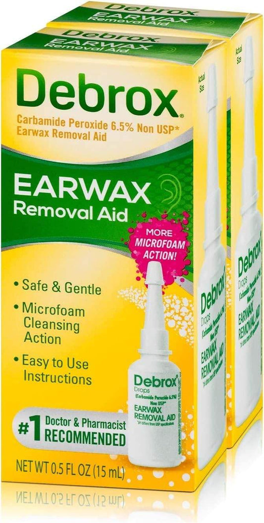 Debrox Earwax Removal Aid, 0.5 oz Earwax Removal Drops - Concordia Style Boutique