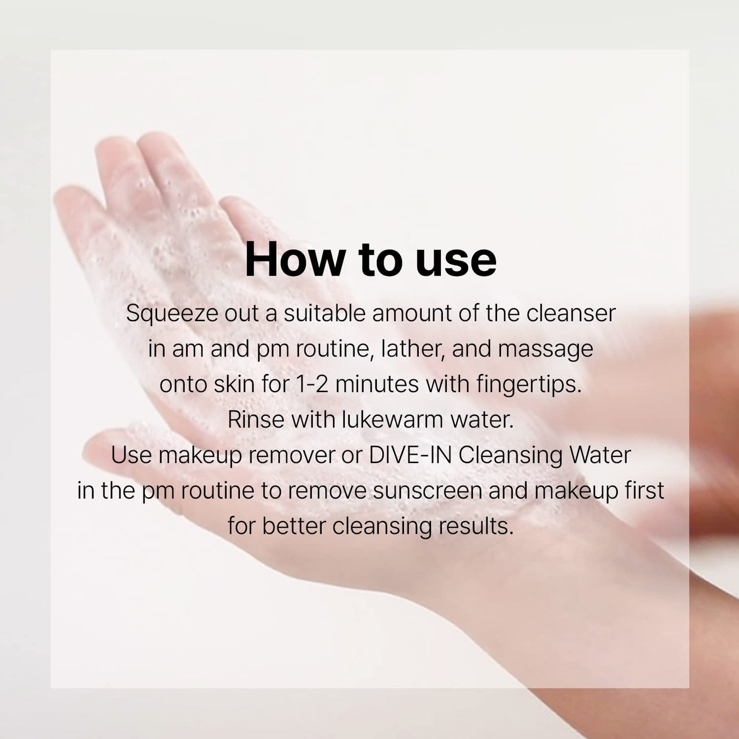 Torriden DIVE-IN Cleansing Foam Face Wash 5.07 fl oz., Hydrating Daily Facial Cleanser for All and Sensitive Skin, with Hyaluronic Acid, Panthenol, Allantoin | Vegan and Cruelty Free - Concordia Style Boutique