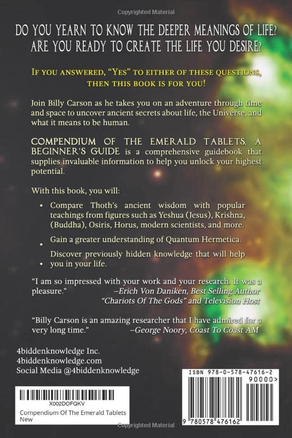 Compendium Of The Emerald Tablets - Concordia Style Boutique