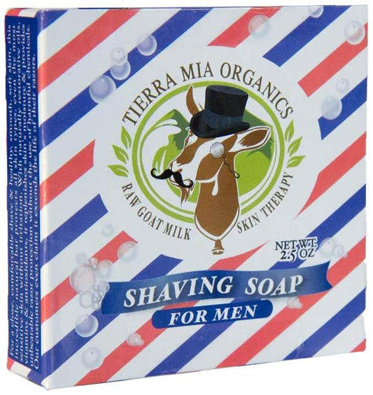 Tierra Mia Organics Men's Moisture Rich Shave Soap Bar, 2.2 Ounce - Concordia Style Boutique