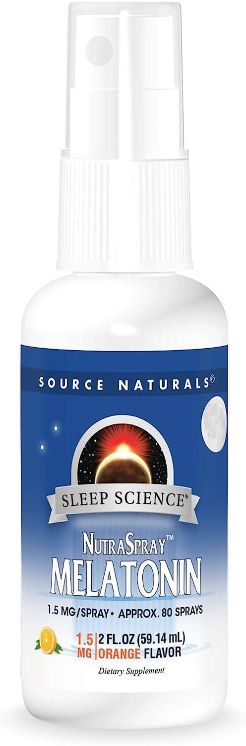 Melatonin Orange Flavored NutraSpray 1.5 mg - 2 Fluid oz - Concordia Style Boutique