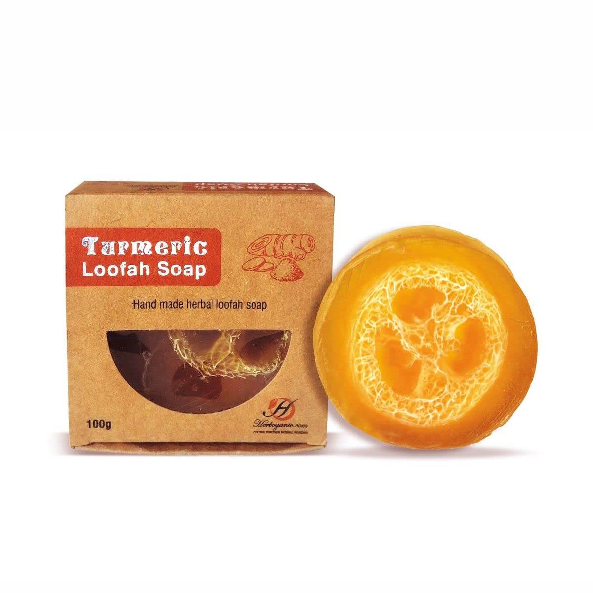 Turmeric Herbal Soap & a Lot More | For Cleansing & Moisturization | 5 Ounces Large Bar ((Pack of 1) - Concordia Style Boutique