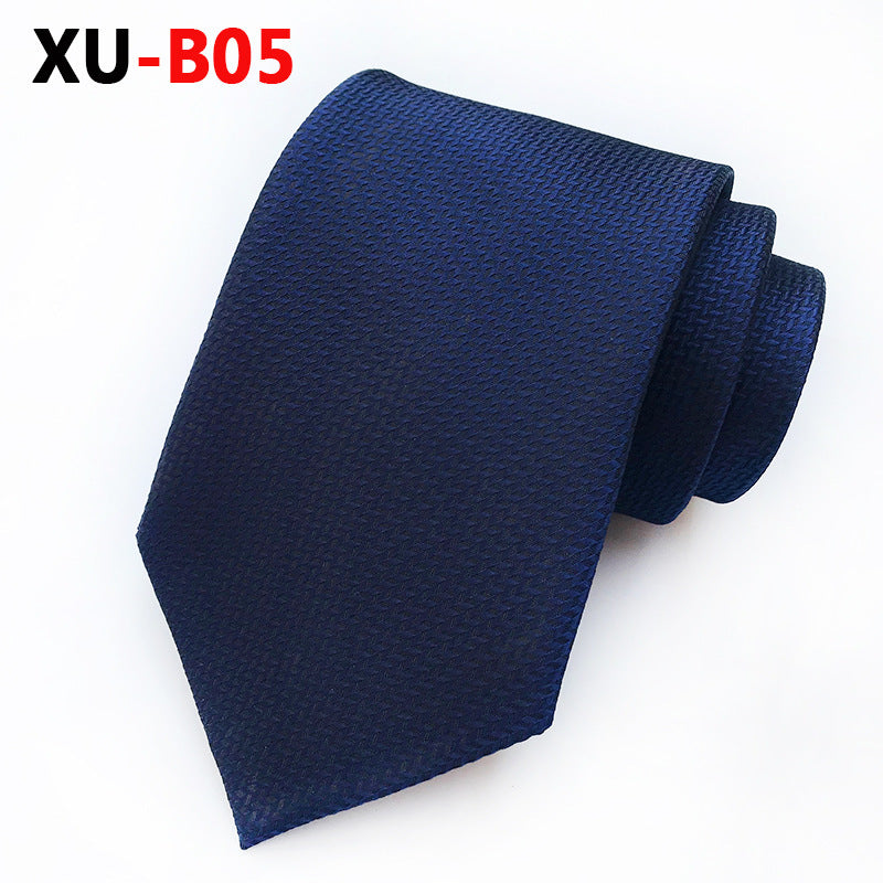 Tie Men's Polyester Jacquard Stripe Foreign Trade Supply Factory in Stock