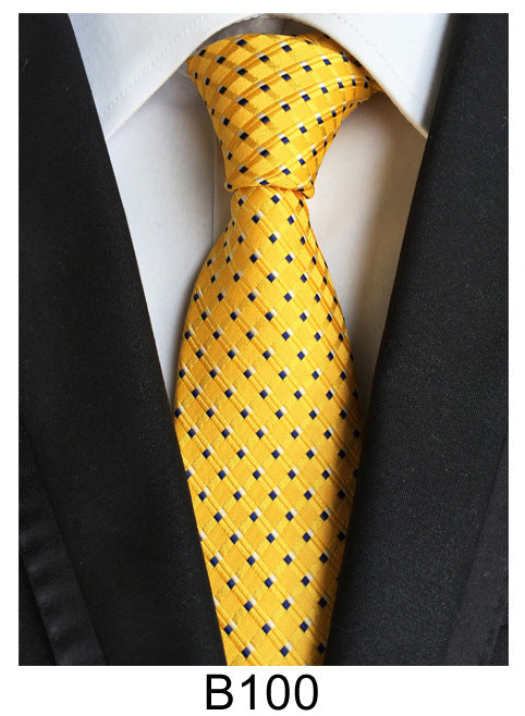 Factory Tie Polyester Jacquard Tie Men's Casual Formal Wear Professional Business Tie Spot Supply
