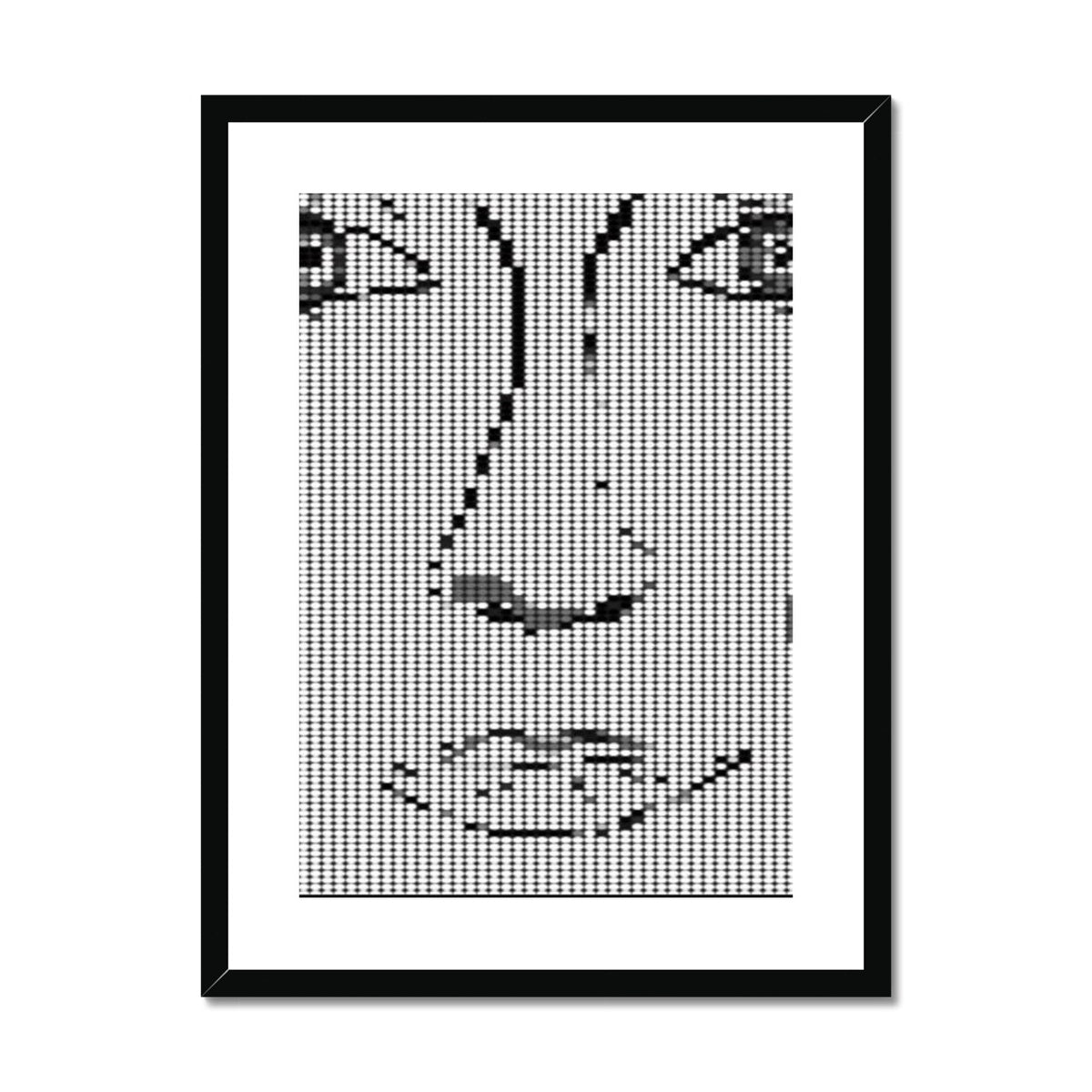 Digital Woman Framed & Mounted Print