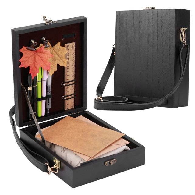 Messenger Wood Box - Concordia Style Boutique