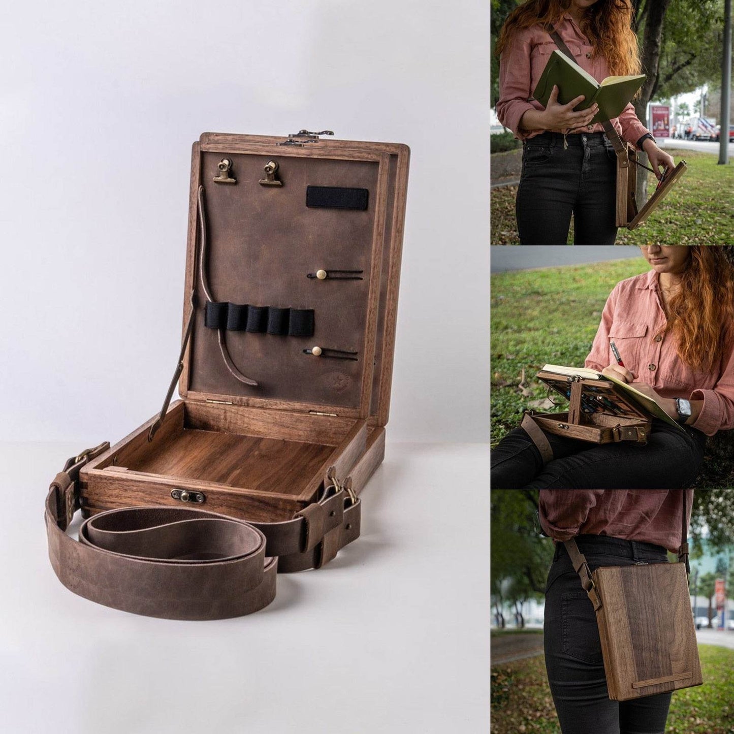 Messenger Wood Box - Concordia Style Boutique