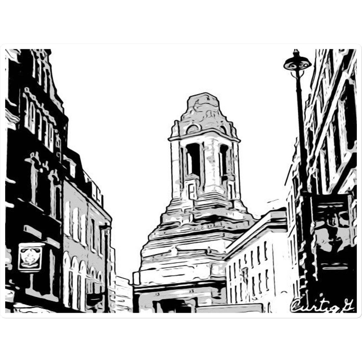 A Grand Place Sticker - Concordia Style Boutique