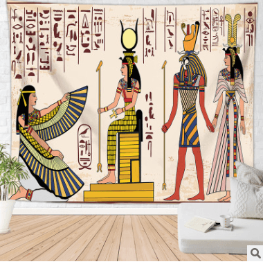Transform Your Space with an Abstract Egypt-Style Tapestry – A Stunning Blend of Art & Culture! - Concordia Style Boutique