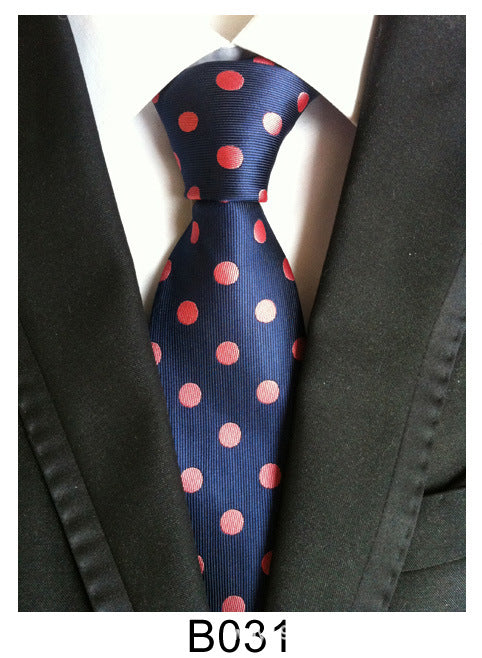 Factory Tie Polyester Jacquard Tie Men's Casual Formal Wear Professional Business Tie Spot Supply