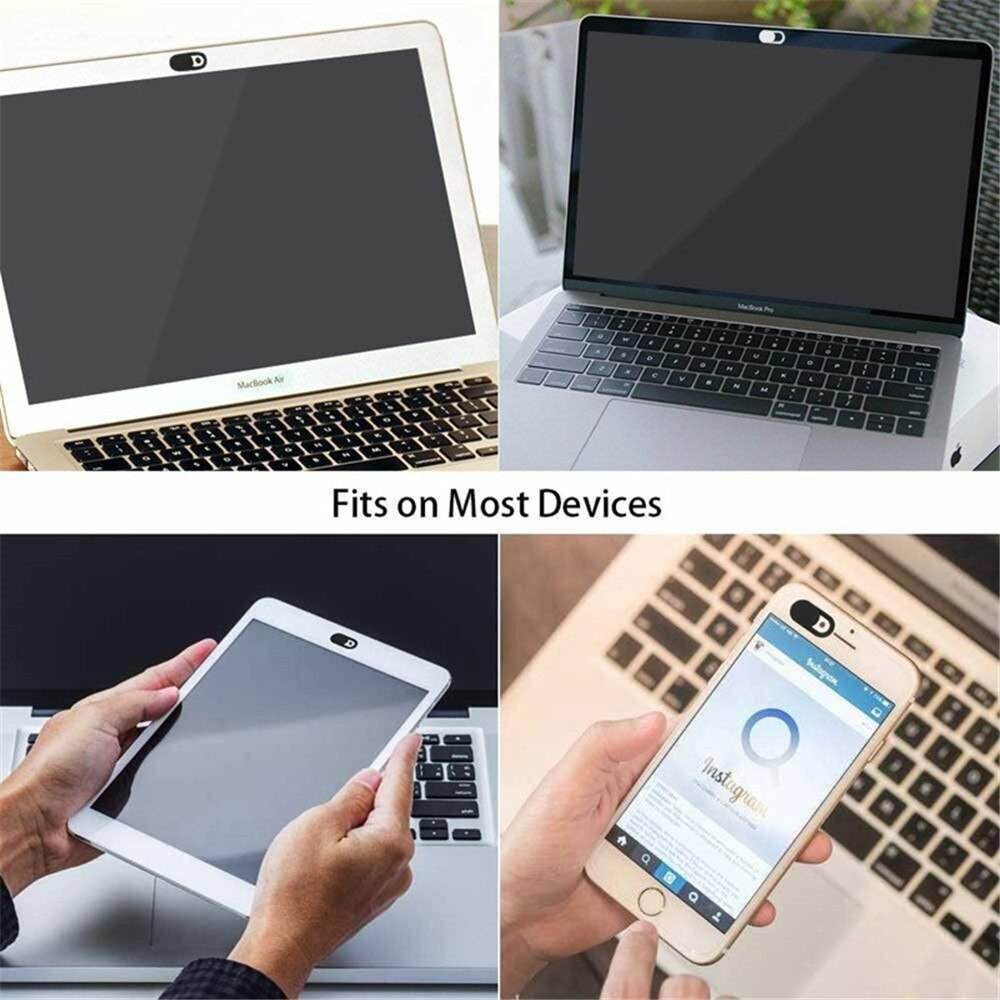 WebCam Cover Shutter Magnet Slider Universal Antispy Camera Cover For Web Laptop iPad PC Macbook Tablet lenses Privacy Sticker - Concordia Style Boutique