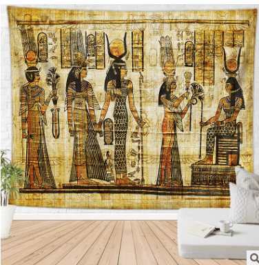 Transform Your Space with an Abstract Egypt-Style Tapestry – A Stunning Blend of Art & Culture! - Concordia Style Boutique
