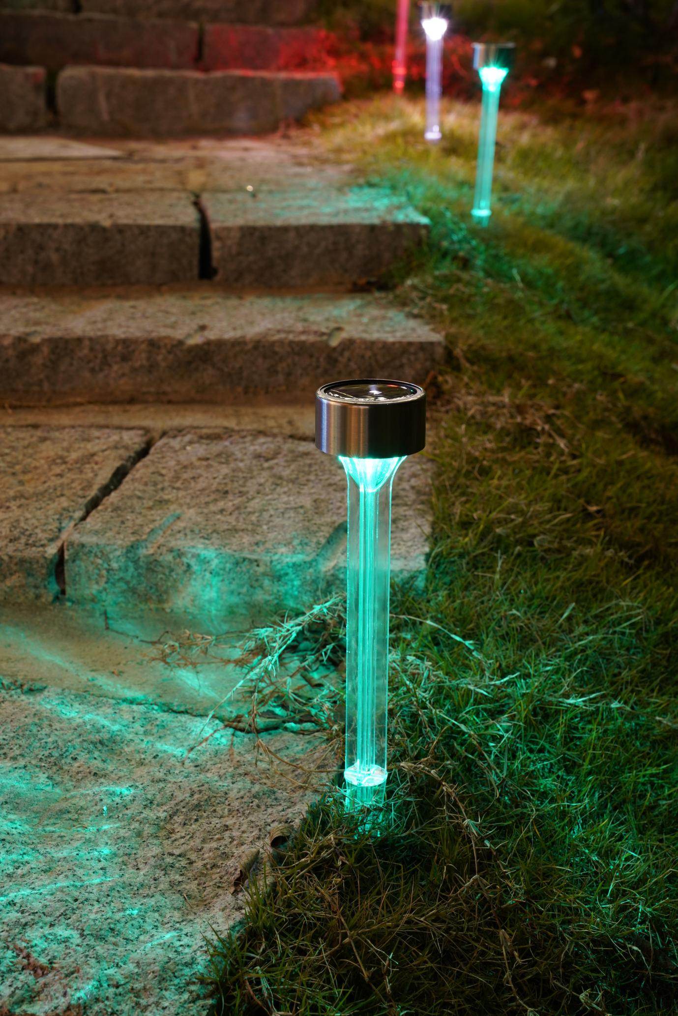 Solar Landscape Lights - Transparent Decorative Waterproof - 10 Pack Solar Powered Pathway Lights - Concordia Style Boutique