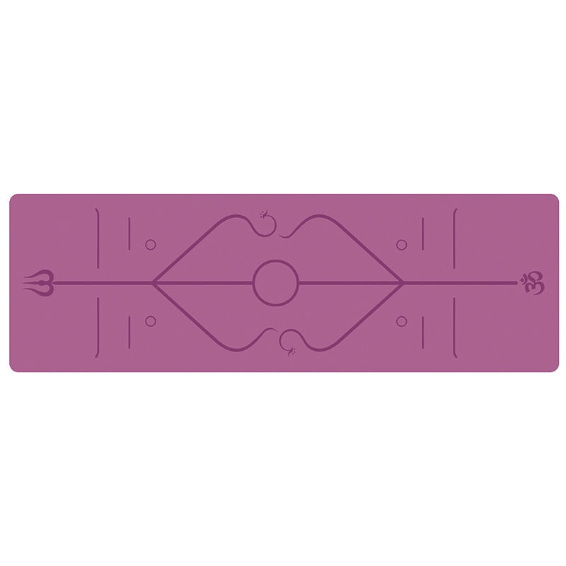 Non-Slip Yoga Mat With Position Line - Concordia Style Boutique