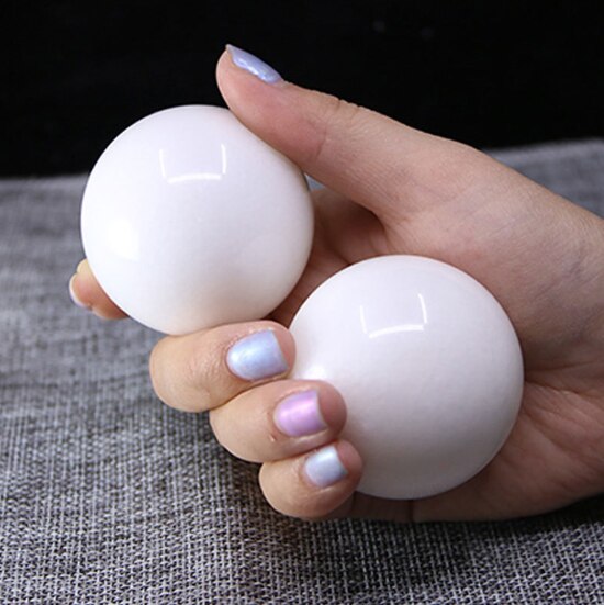 50mm Natural Jade Baoding Balls - Concordia Style Boutique