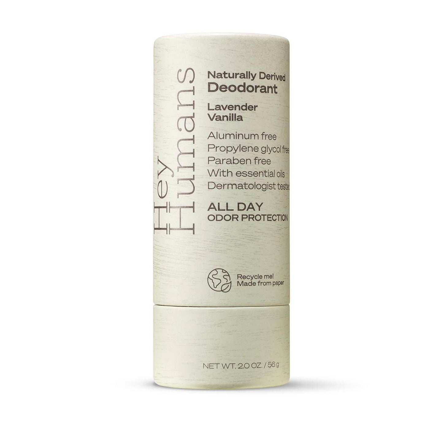 Hey Humans - Natural Deodorant Lavender Vanilla - 2oz (Pack of 1) - Concordia Style Boutique